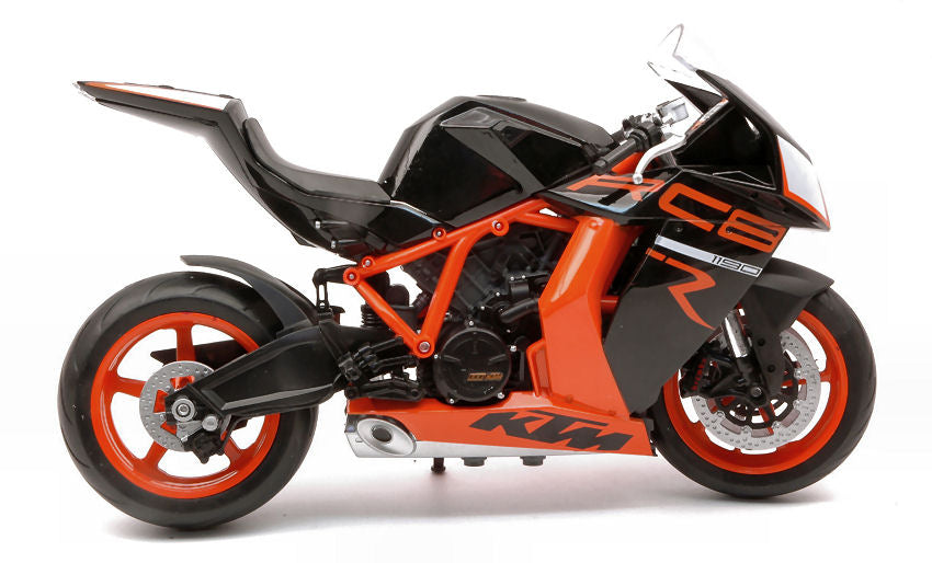 KTM 1190 RC8R BLACK/ORANGE 1:10 Scale Varie Welly