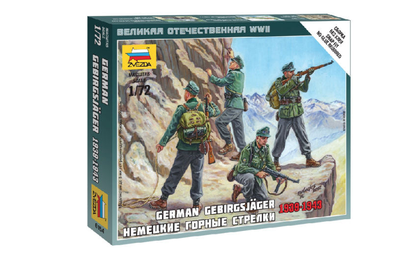 GERMAN MOUNTAINS TROOPS KIT 1:72 Scala 1:72 Zvezda