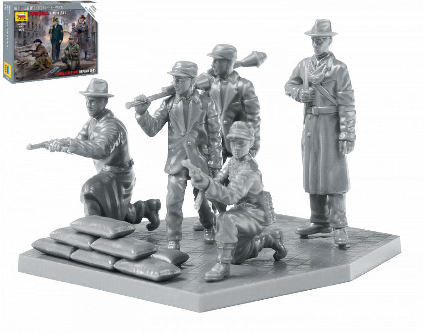 GERMAN VOLKSSTURM KIT 1:72 Scala 1:72 Zvezda