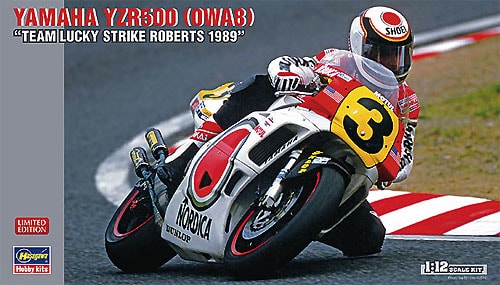 YAMAHA YZR500 0WAB LUCKY STRIKE 1989 KIT 1:12 Scala 1:12 Hasegawa
