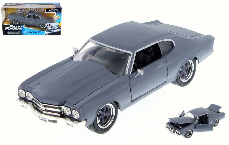 DOM CHEVY CHEVELLE SS FAST & FURIOUS GREY 1:24 Scala 1:24 Jada Toys