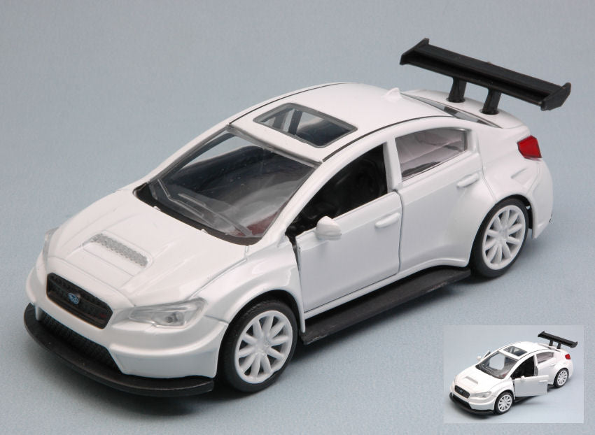 MODELLINO Jada Toys MR.LITTLE NOBODY'S SUBARU WRX STI FAST & FURIOUS WHITE 1:32 MODEL SCALE JADA98305 250506