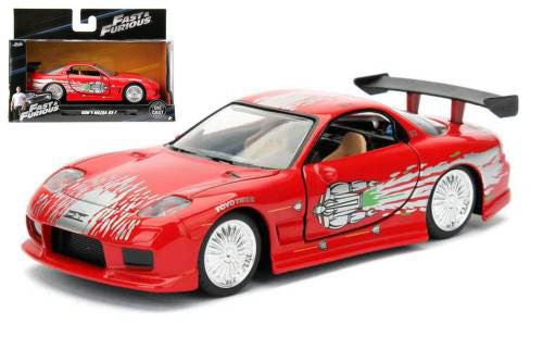 DOM'S MAZDA RX-7 FAST & FURIOUS RED 1:32 Scala 1:32 Jada Toys
