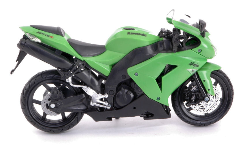 MODELLINO New Ray KAWASAKI ZX-10R GREEN 1:12 MODEL SCALE NY42443K 250506