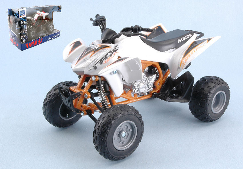 ATV-QUAD HONDA TRX450R WHITE 1:12 Scala 1:12 New Ray