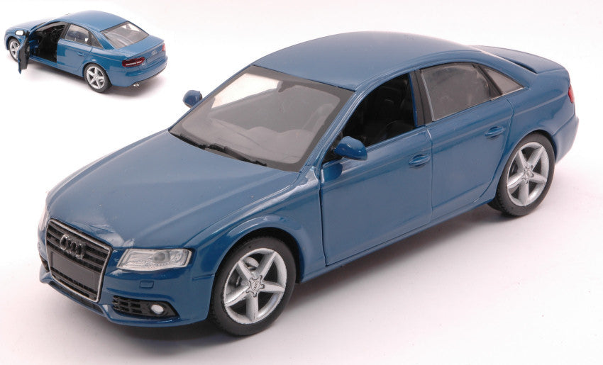 AUDI A 4 2008 BLUE 1:24 Scala 1:24 New Ray