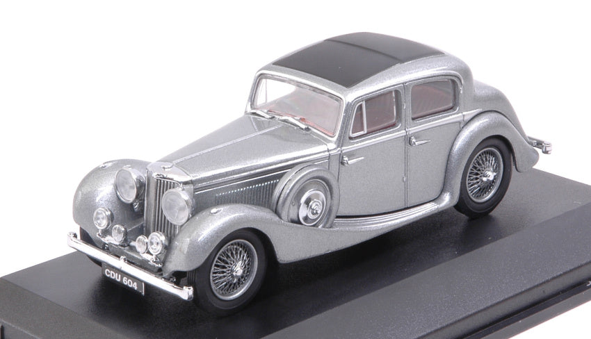 MODELLINO IN SCALA COMPATIBILE CON JAGUAR SS 2.5 LITRE SILVER 1:43 OXFORD OXF43JSS007