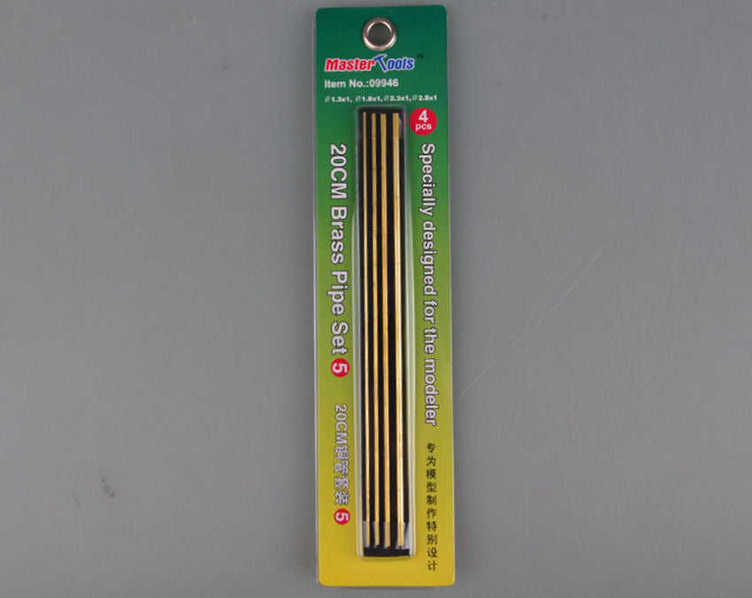 CANNE IN OTTONE 20 cm Pz.4 mm 1,3-1,8-2,3-2,8 1 Pz. x TIPO Scale Varie Trumpeter
