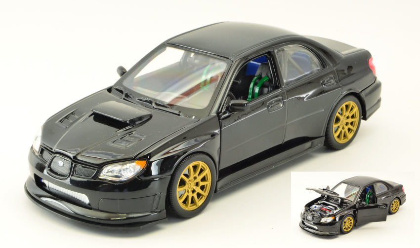SUBARU IMPREZA WRX STi BLACK 1:24-27 Scala 1:24 Welly