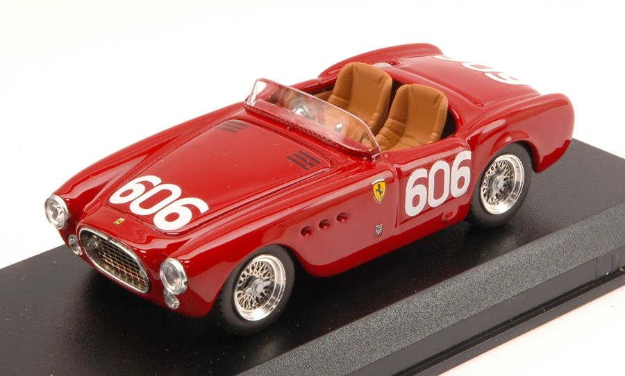 FERRARI 225s N.606 MILLE MIGLIA 1952 MARIO BORNIGIA-FRANCO BORNIGIA 1:43 Scala 1:43 Art Model