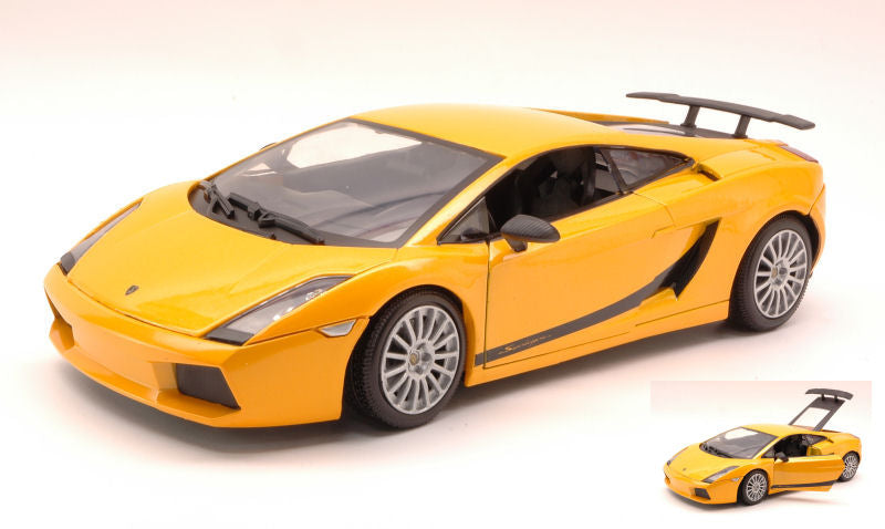 LAMBORGHINI GALLARDO SUPERLEGGERA 2007 MET.YELLOW 1:18 Scala 1:18 MotorMax