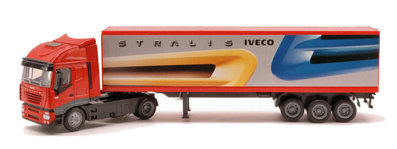 MODELLINO IN SCALA New Ray COMPATIBILE CON IVECO STRALIS 40 CONTAINER 1:43 MODEL SCALE NY15613 241217