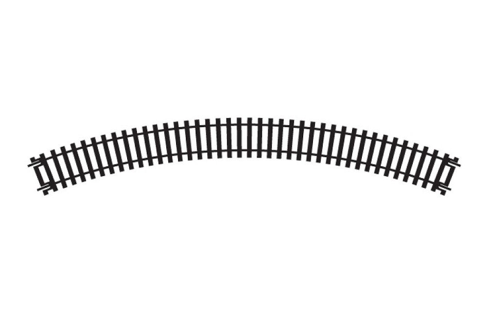 BINARIO DOPPIO CURVO RAGGIO 1 mm 371 ARCO 45° 1:87 Scala 1:87 Lima