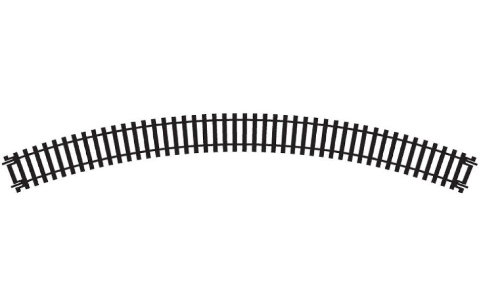 BINARIO DOPPIO CURVO RAGGIO 2 mm 438 ARCO 45° 1:87 Scala 1:87 Lima
