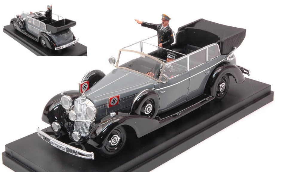MERCEDES 770K 1942 WITH HITLER AND DRIVER FIGURES 1:43 Scala 1:43 Rio