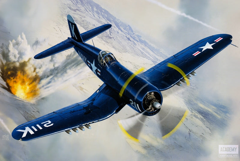VOUGHT F4U-4 CORSAIR BATTLE OF JANGJIN RESERVOIR KIT 1:48 Scala 1:48 Academy