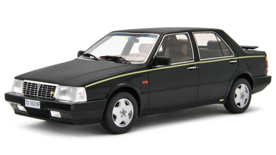 MODELLINO IN SCALA COMPATIBILE CON LANCIA THEMA 8.32 1986 NERO EBANO 1:18 LAUDO RACING LM159E