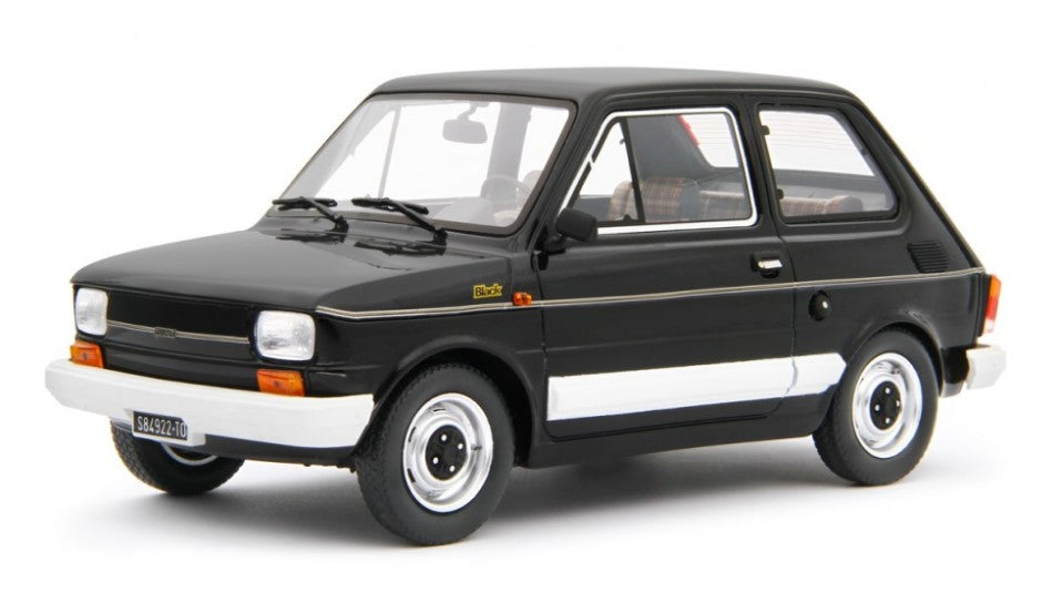 MODELLINO IN SCALA COMPATIBILE CON FIAT 126 PERSONAL 4 1978 BLACK 1:18 LAUDO RACING LM167B