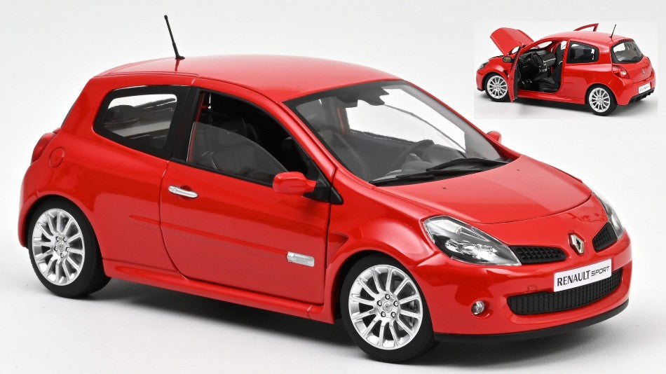 MODELLINO IN SCALA COMPATIBILE CON RENAULT CLIO RS 2006 TORO RED 1:18 NOREV NV185252