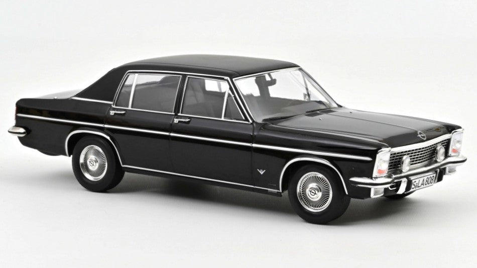 MODELLINO IN SCALA COMPATIBILE CON OPEL DIPLOMAT V8 1969 BLACK 1:18 NOREV NV183687