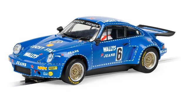 MODELLINO IN SCALA COMPATIBILE CON PORSCHE 911 CARRERA RSR 3.0 WALLYS JEANS SLOT 1:32 SCALEXTRIC C4398