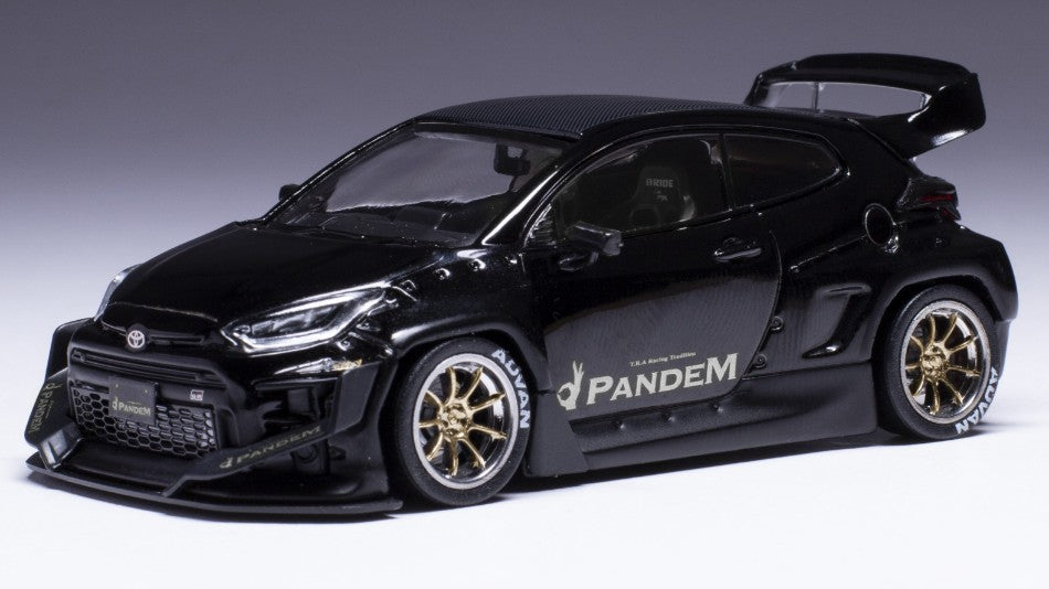 MODELLINO IN SCALA Ixo Model COMPATIBILE CON TOYOTA PANDEM GR YARIS BLACK 1:43 MODEL SCALE MOC340 241217