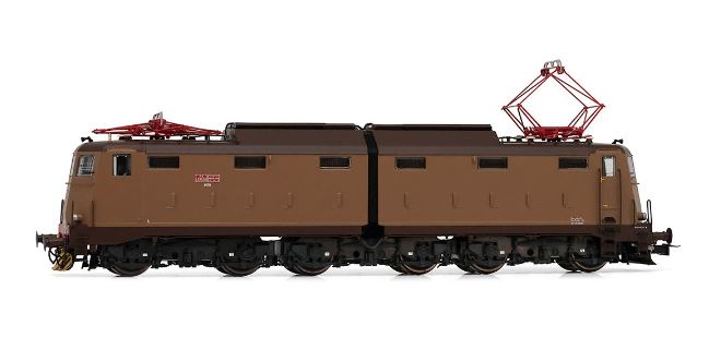 MODELLINO IN SCALA COMPATIBILE CON FS 6 AXLE ELECTRIC E636 3rd SERIES CASTANO ISABELLA LIVERY EP.IV-V 1:87 RIVAROSSI HR2936