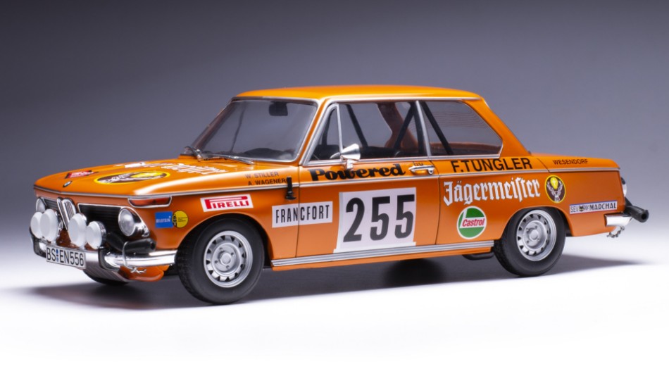 MODELLINO IN SCALA Ixo Model COMPATIBILE CON BMW 2002 N.255 RALLY MONTE CARLO 1973 STILLER-WAGENER 1:18
MODEL SCALE 18RMC165 241220