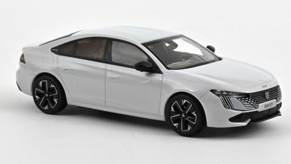 MODELLINO IN SCALA COMPATIBILE CON PEUGEOT 508 GT HYBRID 2023 OKENITE WHITE 1:43 NOREV NV475832
