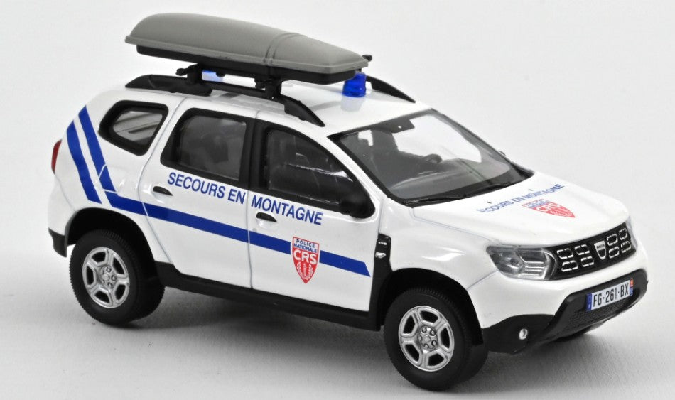 MODELLINO IN SCALA COMPATIBILE CON DACIA DUSTER 2020 POLICE NATIONALE CRS SECOURS EN MONTAGNE 1:43 NOREV NV509026