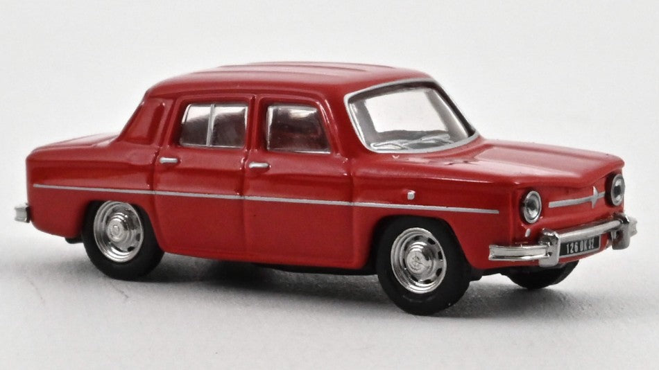 MODELLINO IN SCALA COMPATIBILE CON RENAULT 8 1963 MONTIJO RED 1:87 NOREV NV512795