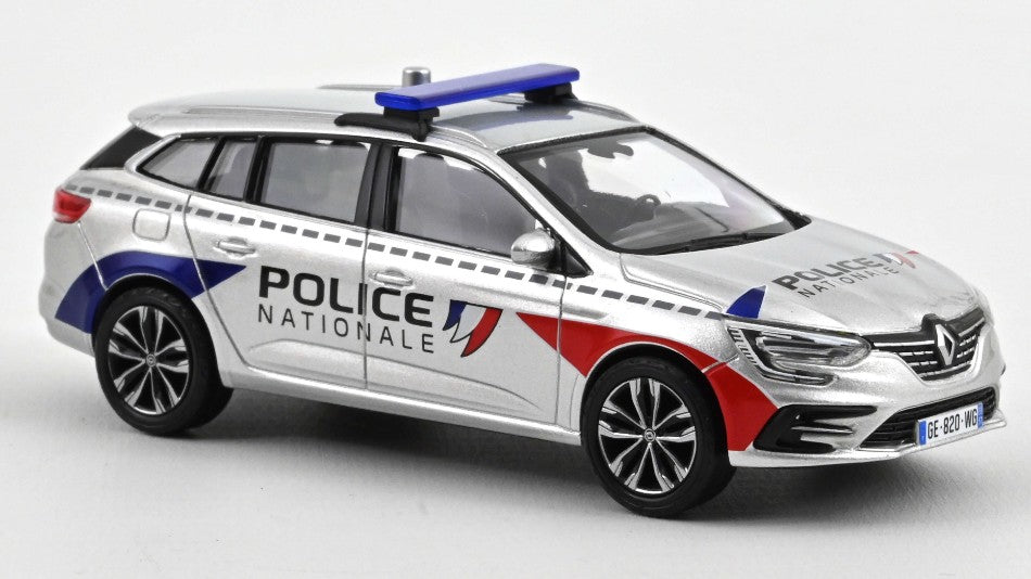 MODELLINO IN SCALA COMPATIBILE CON RENAULT MEGANE SPORT TOURER 2022 POLICE NATIONALE 1:43 NOREV NV517694 241220