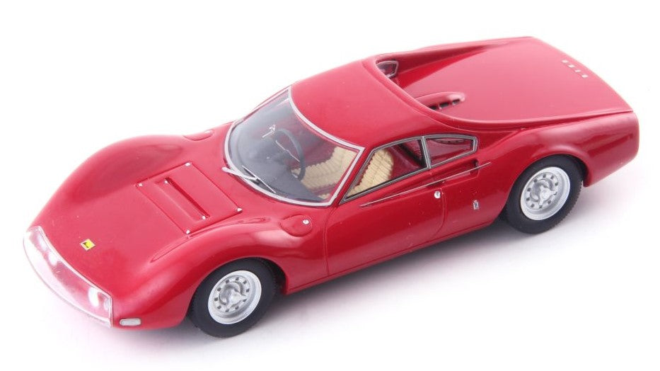 MODELLINO IN SCALA COMPATIBILE CON FERRARI DINO BERLINETTA SPECIALE 1965 RED "MASTERPIECE" 1:43 AUTOCULT ATC90266