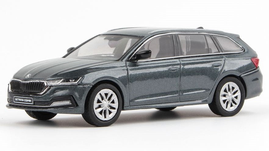 MODELLINO IN SCALA COMPATIBILE CON SKODA OCTAVIA IV COMBI 2020 MET.QUARTZ GREY 1:43 ABREX AB038CS