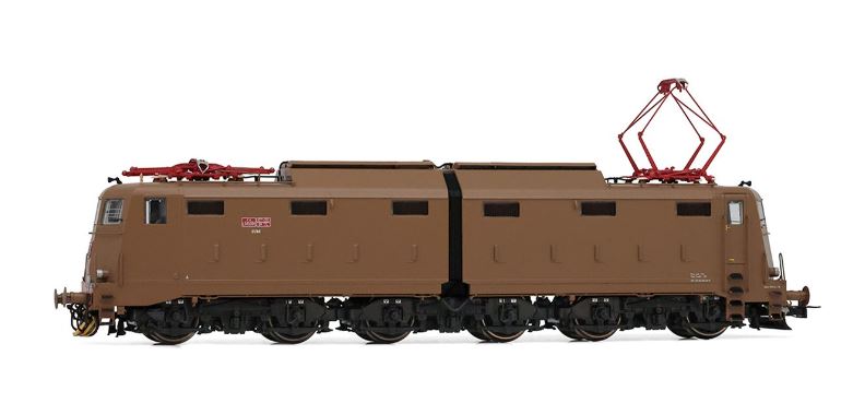 MODELLINO IN SCALA COMPATIBILE CON FS 6-AXLE ELECTRIC LOCOMOTIVE E645 1st.CASTANO ISABELLA LIVERY EP.V 1:87 RIVAROSSI HR2935