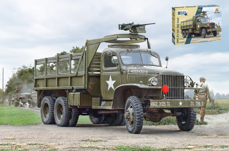 MODELLINO Italeri GMC 2,5 Ton. 6x6 TRUCK D-DAY 80th ANNIVERSARY KIT 1:35 MODEL SCALE IT6271 250506