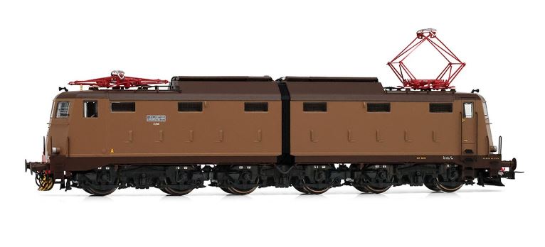 MODELLINO IN SCALA COMPATIBILE CON FS 6-AXLE ELECTRIC LOCOMOTIVE E645 1st SERIES CASTANO ISABELLA EP.IV-V RIVAROSSI HR2934