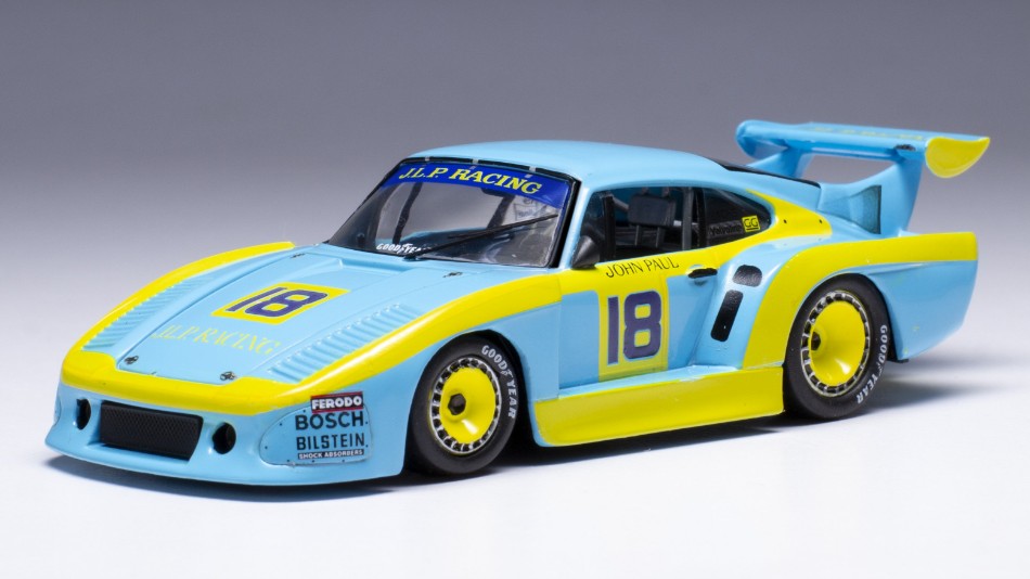 MODELLINO SCALA COMPATIBILE CON PORSCHE 935 K3 N.18 6h SILVERSTONE 1980 J.PAUL SR.-REDMAN 1:43 IXO MODEL GTM164