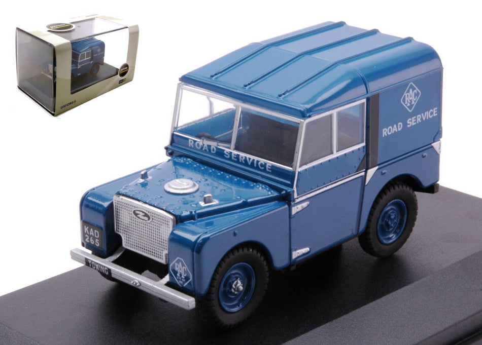 MODELLINO IN SCALA COMPATIBILE CON LAND ROVER SERIES 1 80 INCH HARD TOP ROAD SERVICE 1:43 OXFORD OXFLAN180006