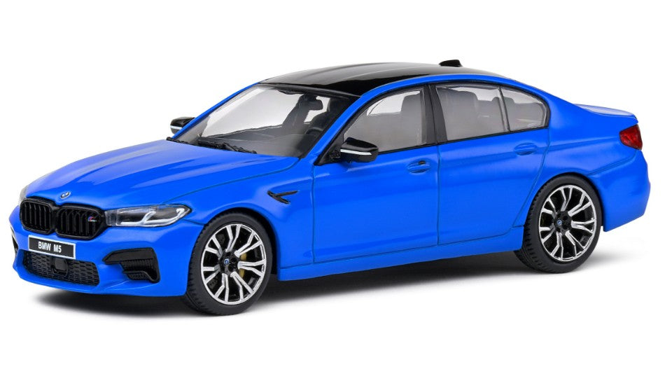MODELLINO IN SCALA COMPATIBILE CON BMW 5-SERIES M5 (F90) COMPETITION 2021 BLUE 1:43 SOLIDO SL4312703