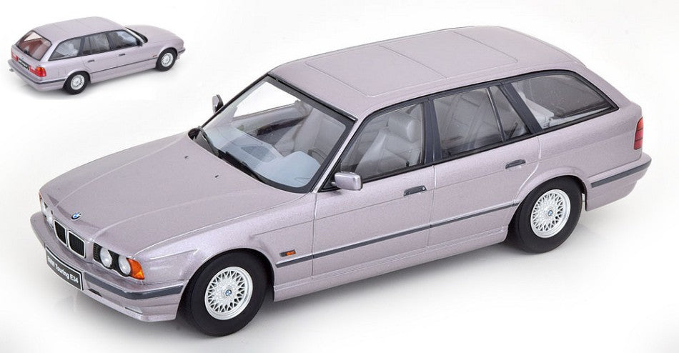 MODELLINO IN SCALA COMPATIBILE CON BMW 5-SERIES TOURING E34 ARTIC SILVER 1:18 TRIPLE 9 T9-1800400