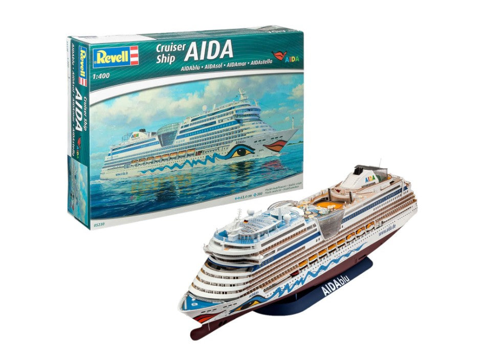 KIT DA MONTARE SCALA COMPATIBILE CON AIDA BLU SOL MAR STELLA CIVIL SHIPS KIT 1:400 REVELL RV05230