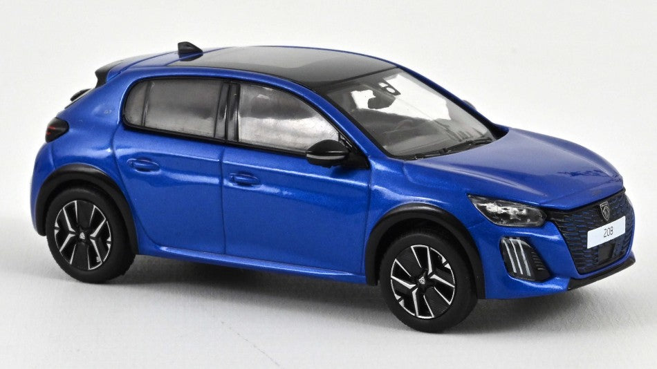 MODELLINO IN SCALA COMPATIBILE CON PEUGEOT 208 GT 2024 VERTIGO BLUE 1:43 NOREV NV472843