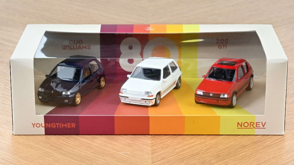 MODELLINO Norev YOUNGTIMERS GIFT SET 3pcs JET CAR 1:43 MODEL SCALE NV479992 250506