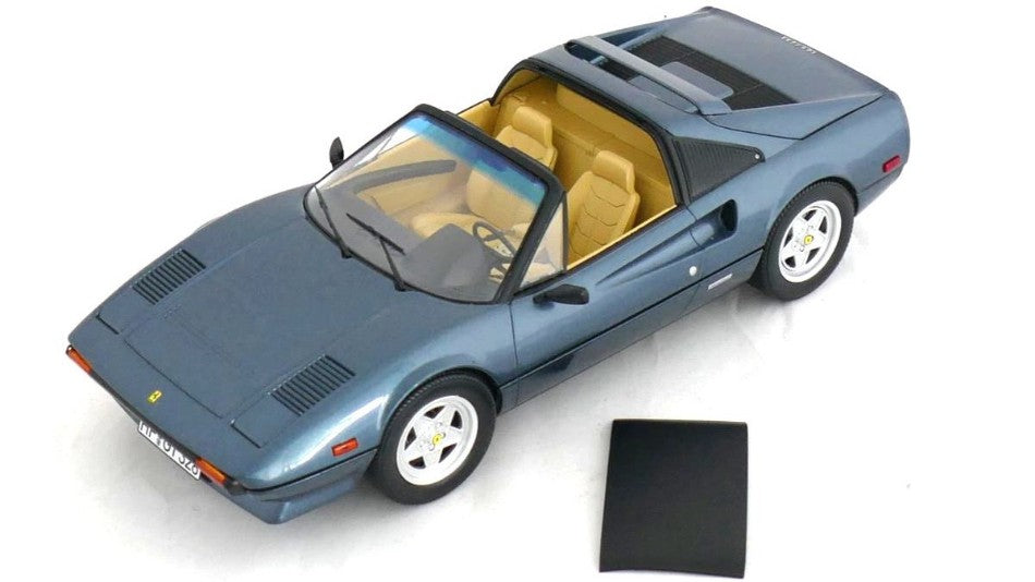 MODELLINO IN SCALA COMPATIBILE CON FERRARI 308 GTS QUATTROVALVOLE 1982 MET.BLUE MEDIO LIM.EDITION 1:18 NOREV NV187933