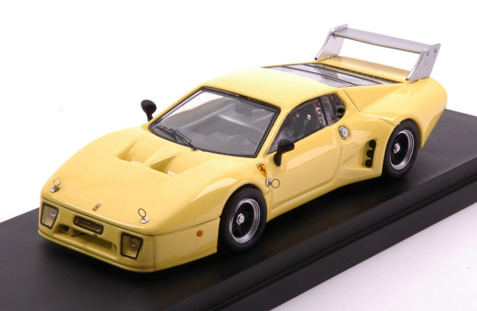 MODELLINO IN SCALA COMPATIBILE CON FERRARI 512 BB LM 1979 GIALLO 1:43 BEST MODEL BT9856