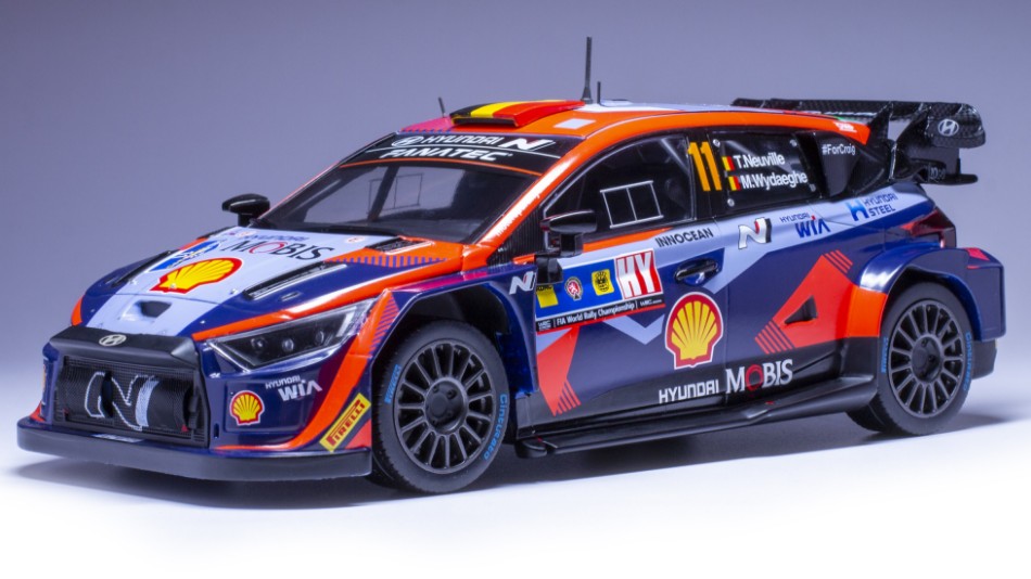 MODELLINO IN SCALA Ixo Model COMPATIBILE CON HYUNDAI i20 N WRC N.11 CENTRAL EUROP.RALLY 2023 NEUVILLE-WYDAEGHE 1:18
MODEL SCALE 18RMC193 241217