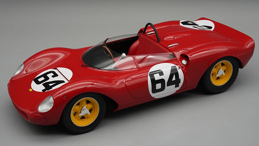 MODELLINO Tecnomodel FERRARI 206 DINO SP N.64 WINN.FREIBURG-SCHAUINSL.1965 L.SCARFIOTTI 1:18 MODEL SCALE TMD18234E 250506