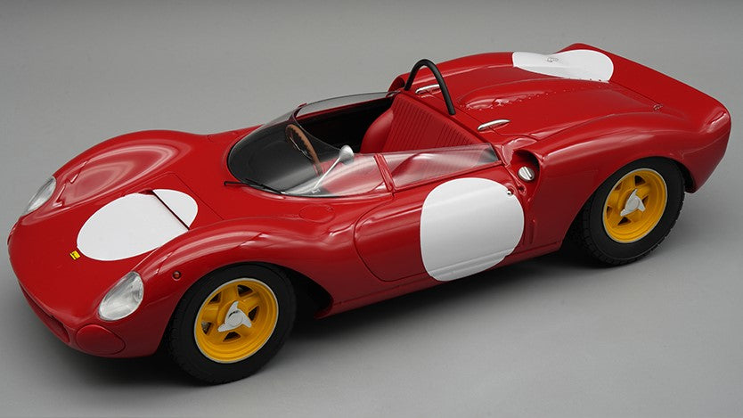 MODELLINO Tecnomodel FERRARI 206 DINO SP SEFAC 1965 PRESS VERSION RED 1:18 MODEL SCALE TMD18234A 250506