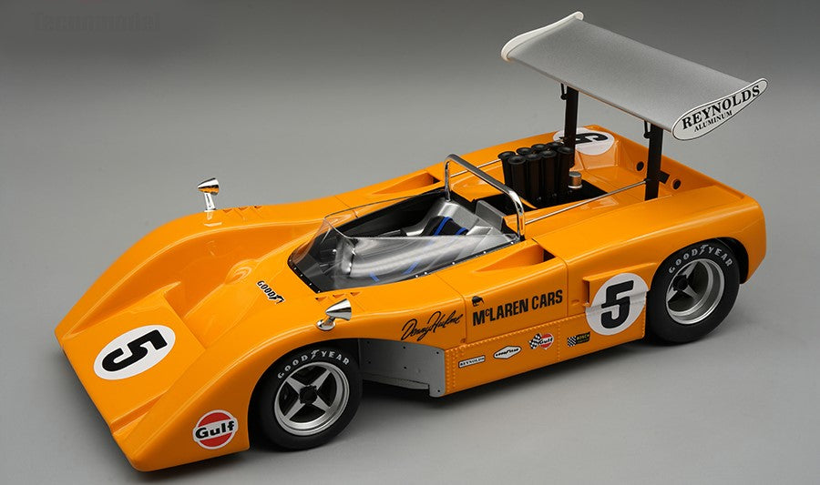 MODELLINO Tecnomodel MCLAREN M8B CAN AM N.5 WINN.MID OHIO 1969 D.HULME 1:18 MODEL SCALE TMD18330B 250506
